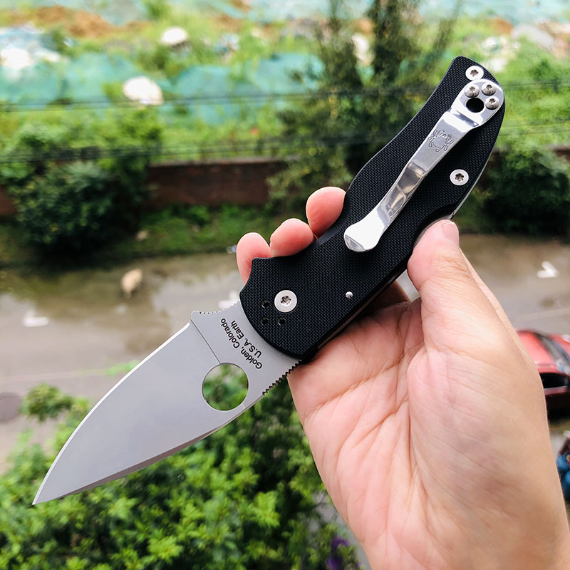 Spyderco C41GP5 CPM-S30V钢 G10柄 1260