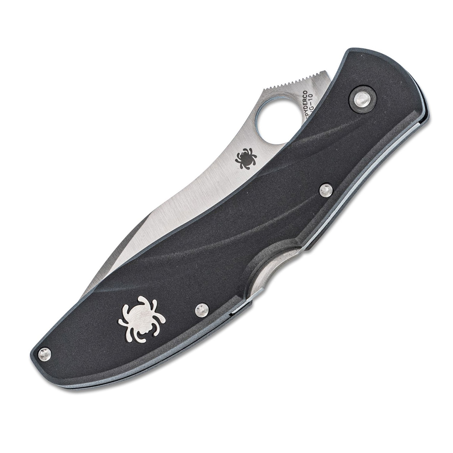 Spyderco C66PBK3 VG-10钢 FRN手柄 630