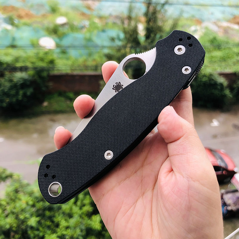 老版本 Spyderco C81GP2 CPM-S30V钢 G10手柄 1180