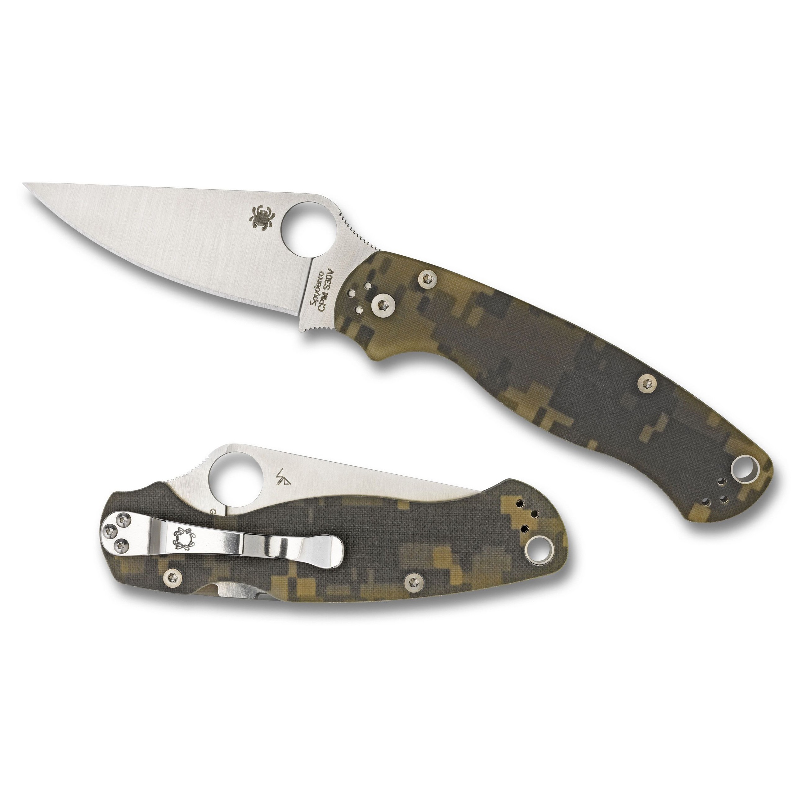 Spyderco C81GPCMO2 S30V钢 G10柄 1350