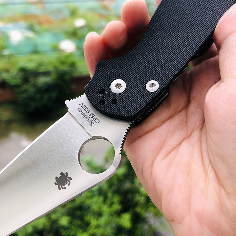 Spyderco C81GPLE2 CPM-S30V钢 G10柄 1180