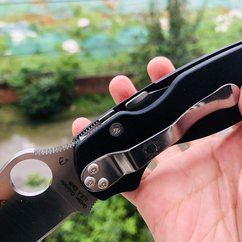 Spyderco C81GPLE2 CPM-S30V钢 G10柄 1180