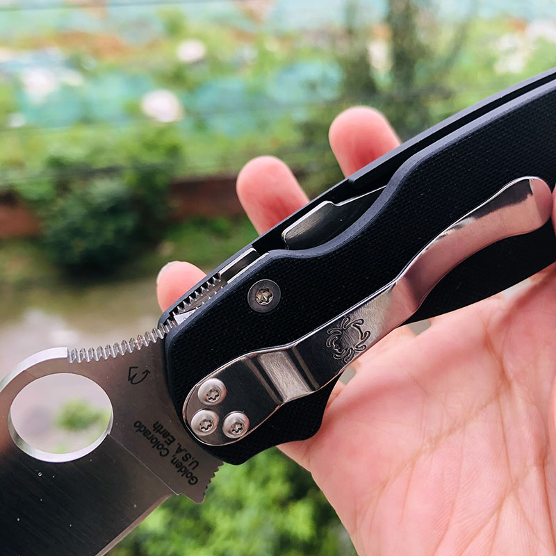 Spyderco C81GPLE2 CPM-S30V钢 G10柄 1180