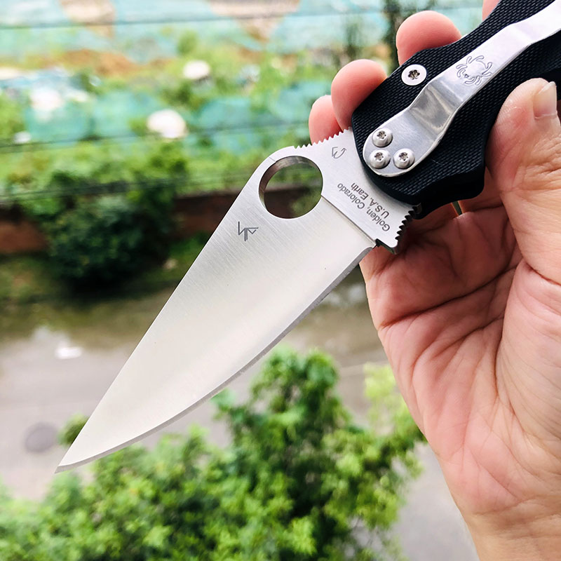 Spyderco C81GPLE2 CPM-S30V钢 G10柄 1180