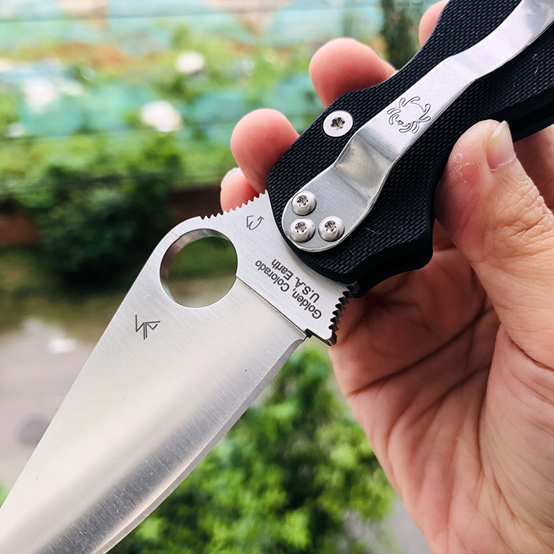 Spyderco C81GPLE2 CPM-S30V钢 G10柄 1180