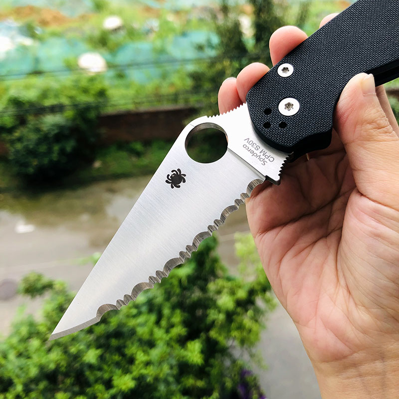 Spyderco C81GS2 CPM-S30V钢 G10手柄 1180