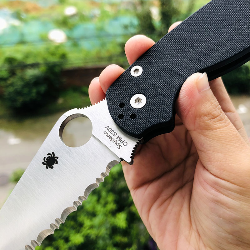 Spyderco C81GS2 CPM-S30V钢 G10手柄 1180