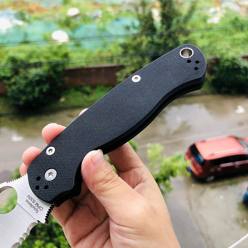 Spyderco C81GS2 CPM-S30V钢 G10手柄 1180