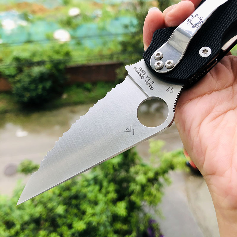 Spyderco C81GS2 CPM-S30V钢 G10手柄 1180