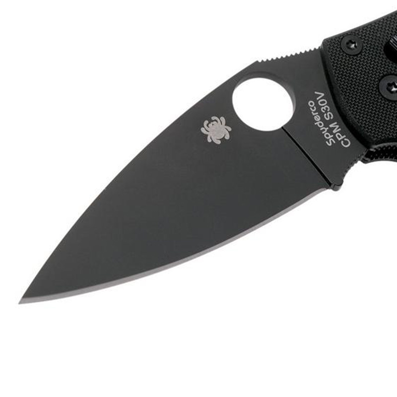 spyderco C101GPBBK2 S30V钢 G10柄 1380