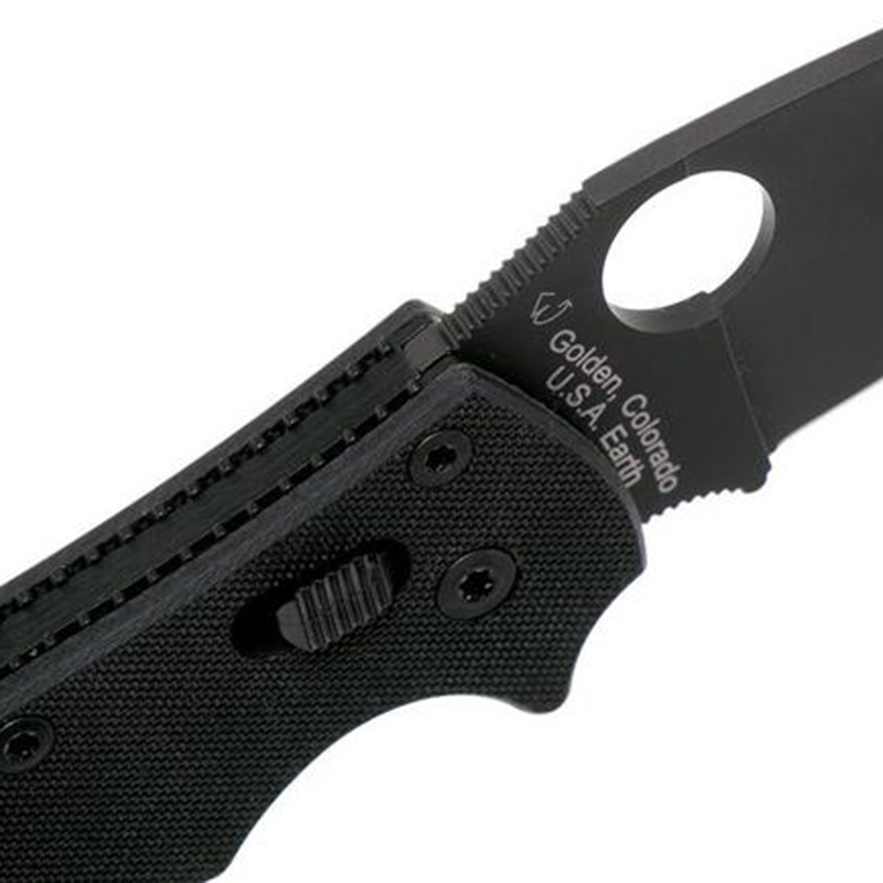 spyderco C101GPBBK2 S30V钢 G10柄 1380