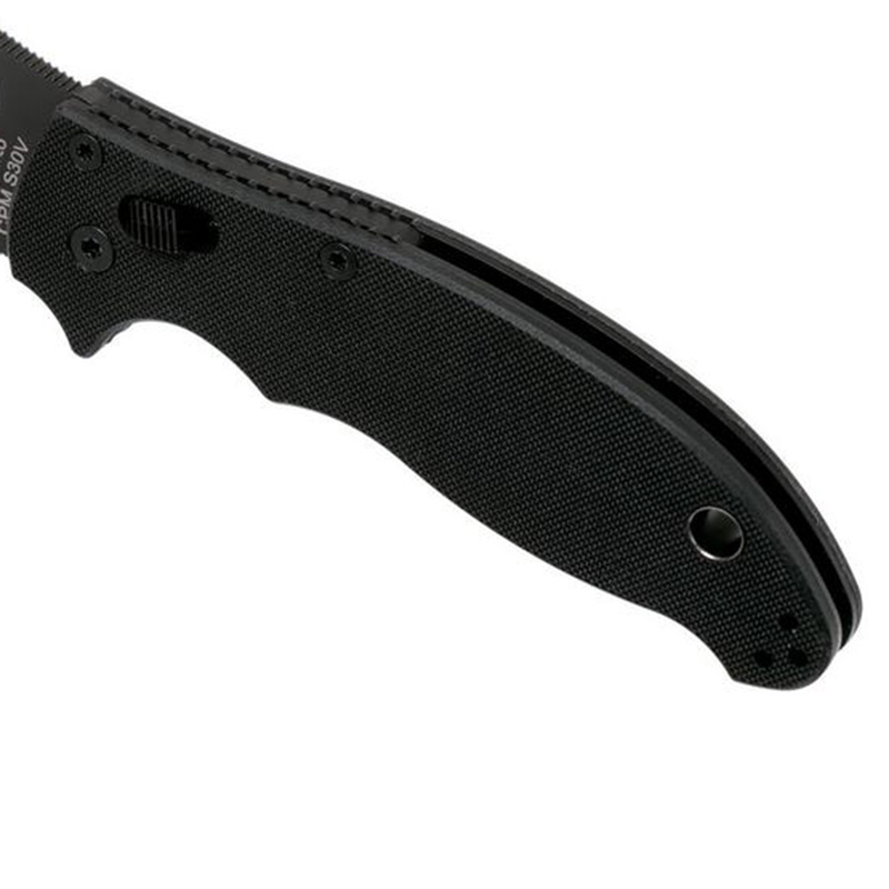 spyderco C101GPBBK2 S30V钢 G10柄 1380