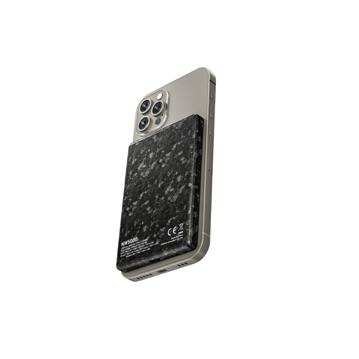 NITECORE NW5000碳纤维磁吸无线移动电源 498