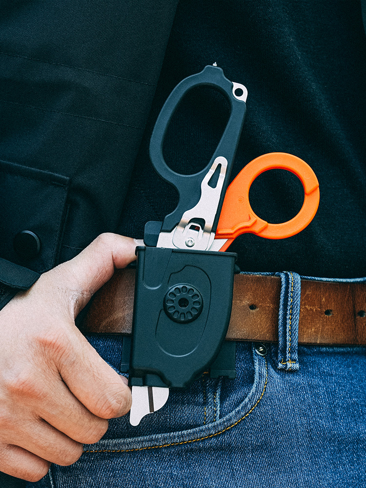 Leatherman 莱泽曼急救专家多功能工具剪刀 832170 橘黑