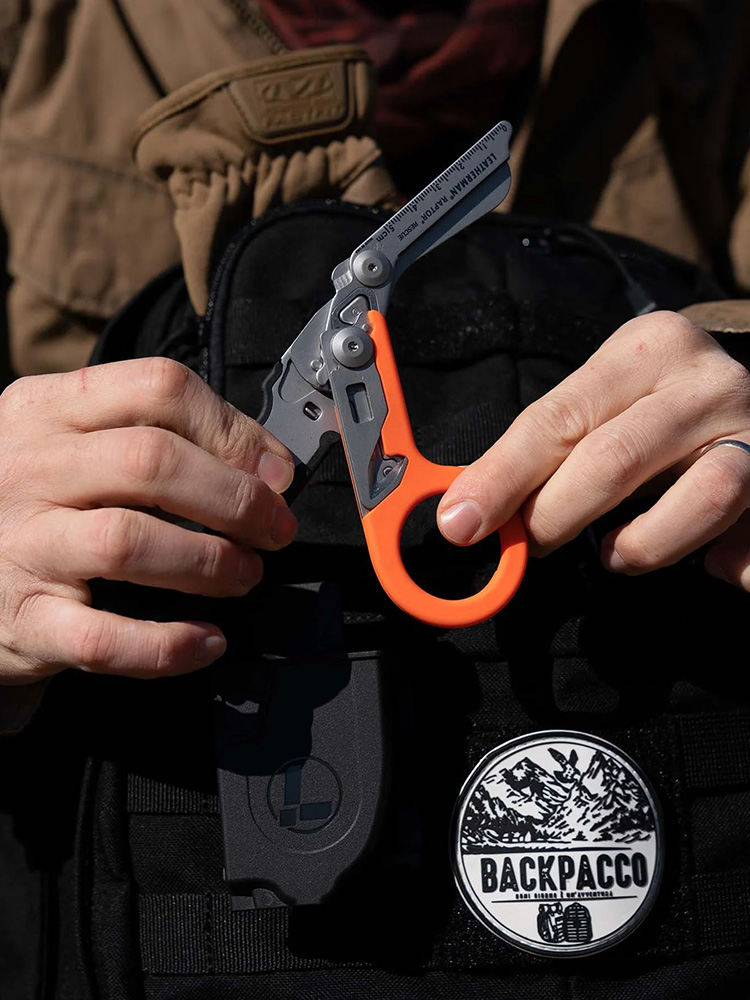 Leatherman 莱泽曼急救专家多功能工具剪刀 832170 橘黑