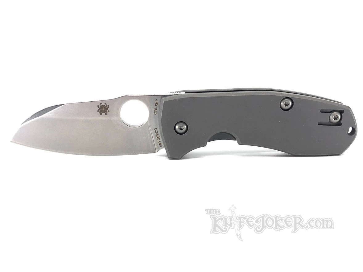 Spyderco C158TIP2 CTS-XHP钢 钛合金柄 2180
