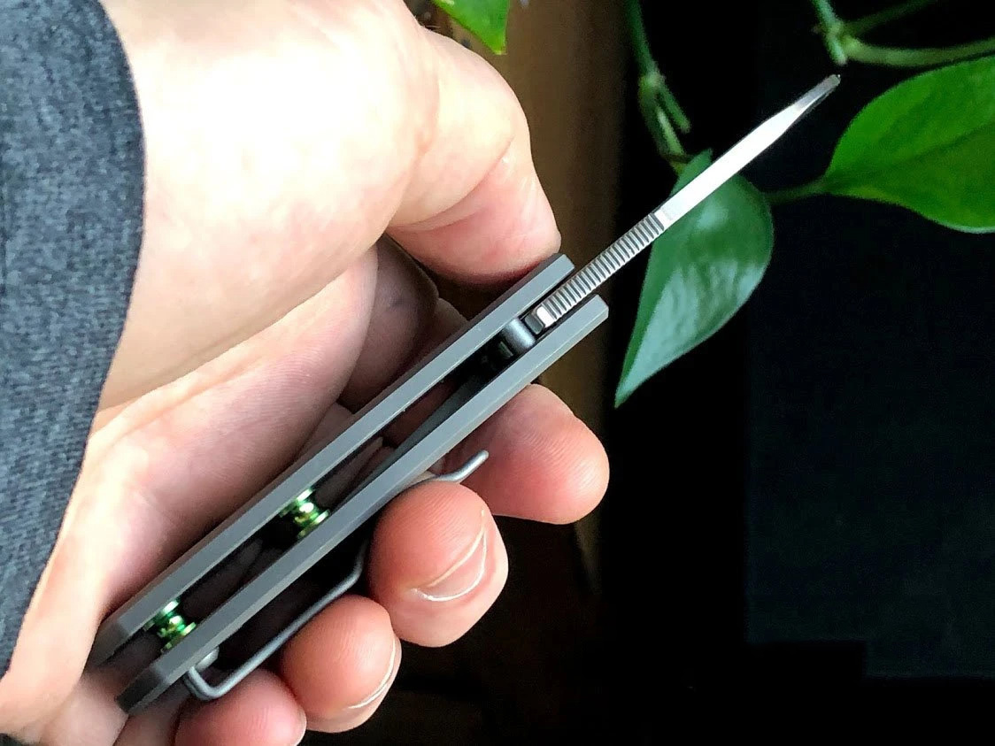 Spyderco C158TIP2 CTS-XHP钢 钛合金柄 2180