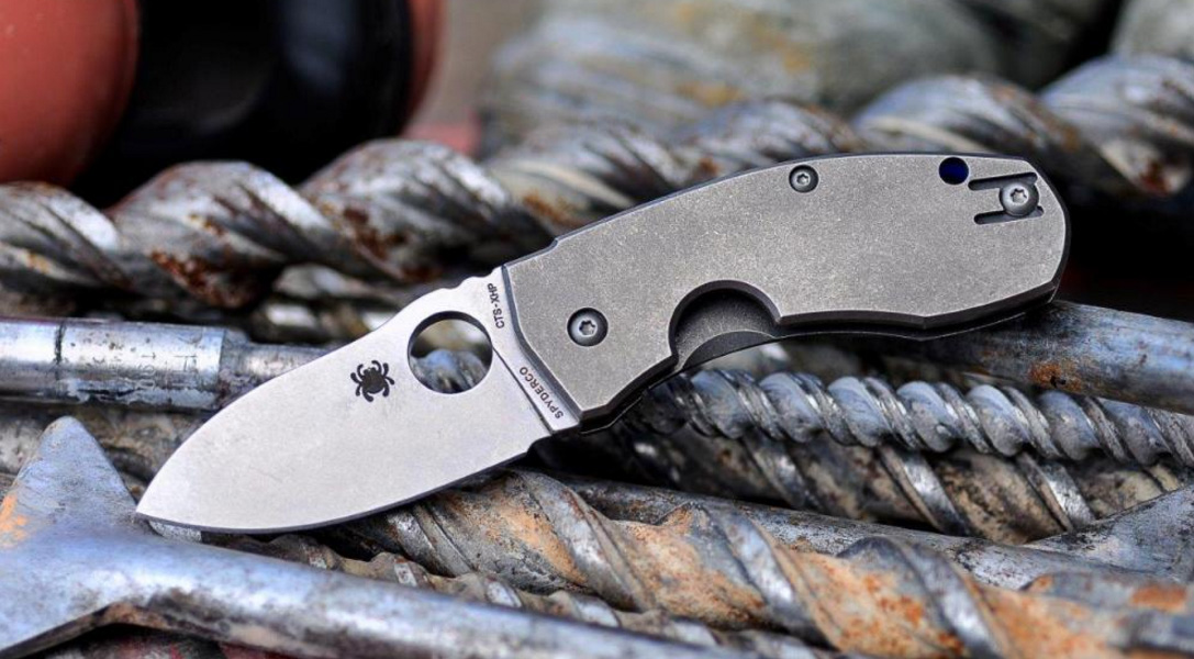 Spyderco C158TIP2 CTS-XHP钢 钛合金柄 2180