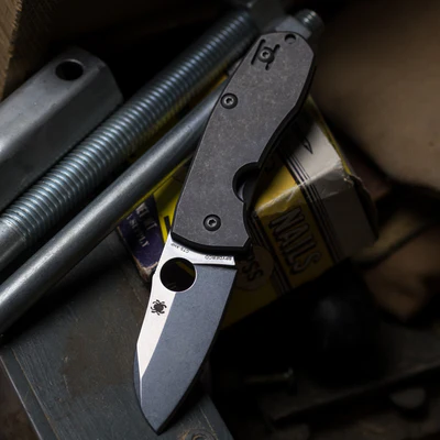Spyderco C158TIP2 CTS-XHP钢 钛合金柄 2180