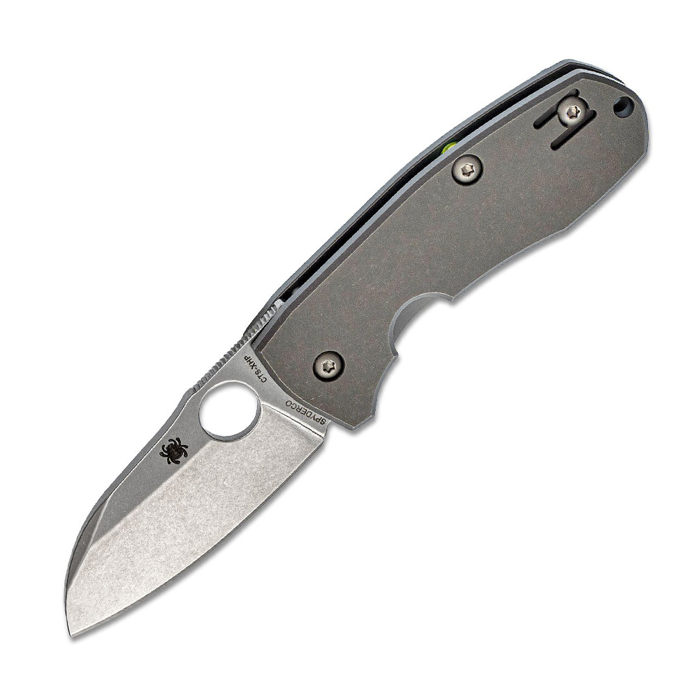 Spyderco C158TIP2 CTS-XHP钢 钛合金柄 2180