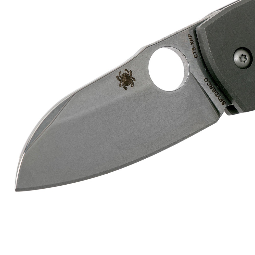 Spyderco C158TIP2 CTS-XHP钢 钛合金柄 2180