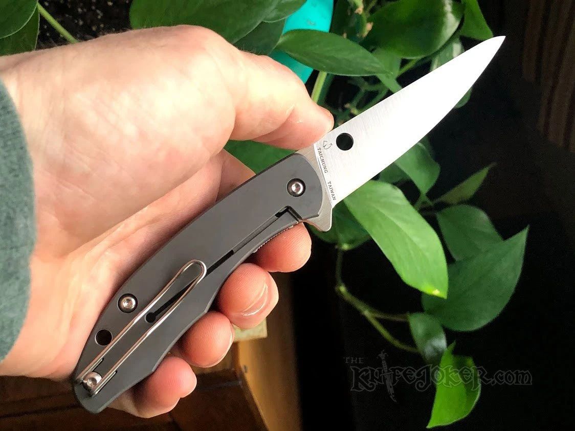 Spyderco C203TIP CPM-M4钢 钛合金柄 1600