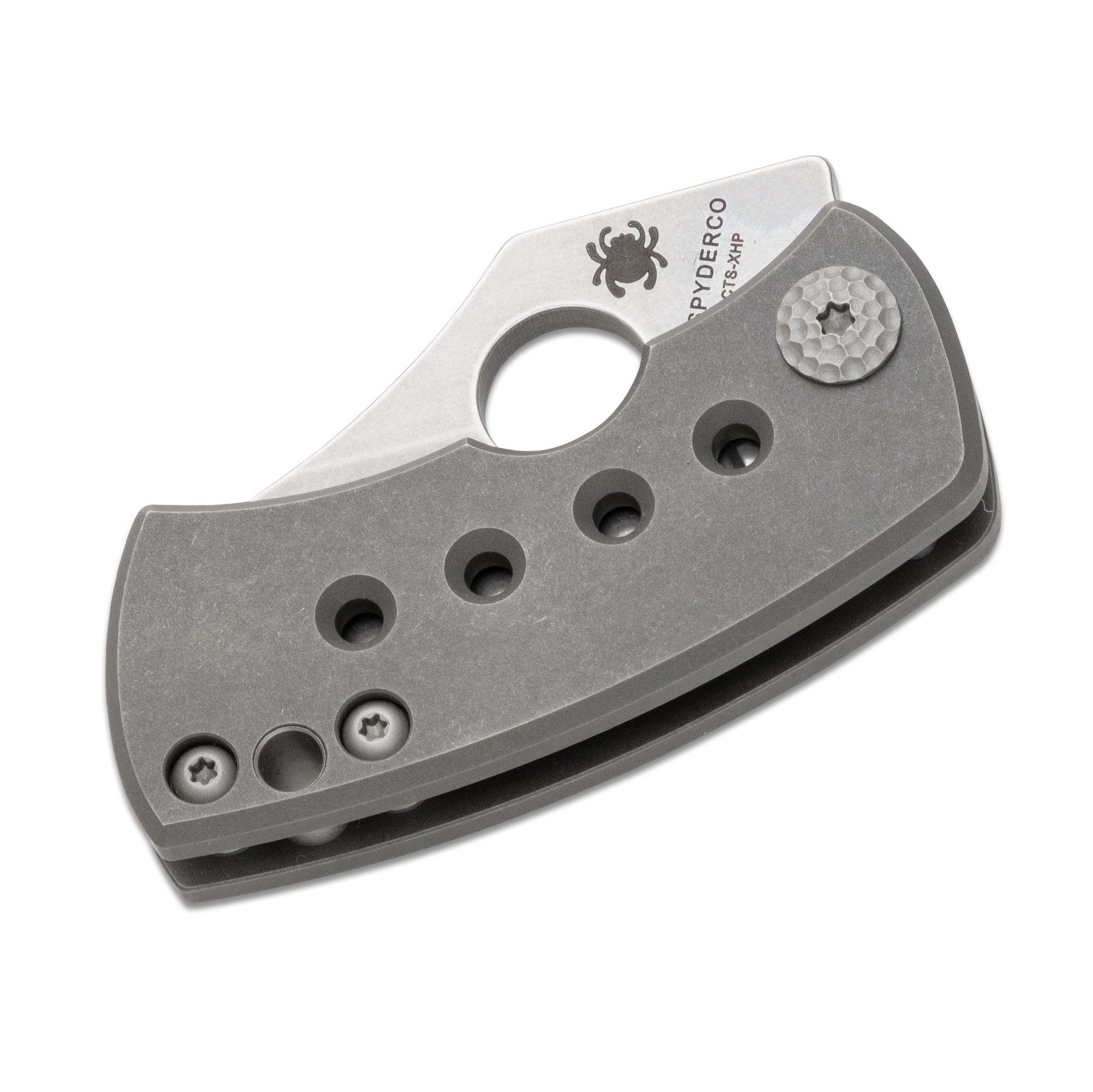 spyderco C236TIP CTS-XHP钢 钛合金柄 1460