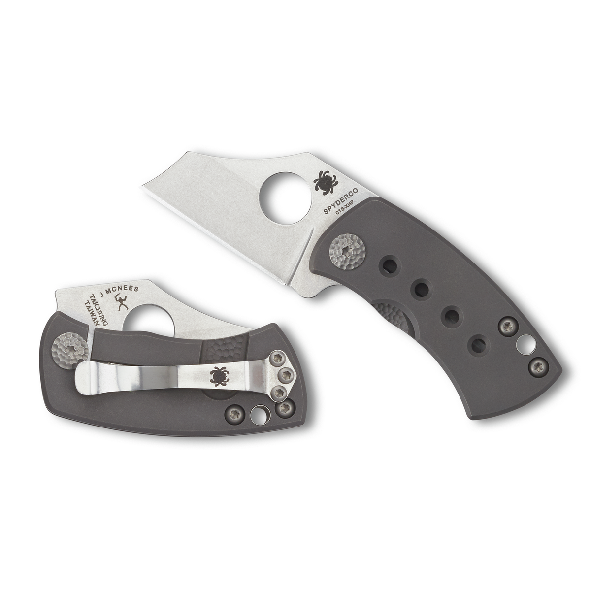 spyderco C236TIP CTS-XHP钢 钛合金柄 1460