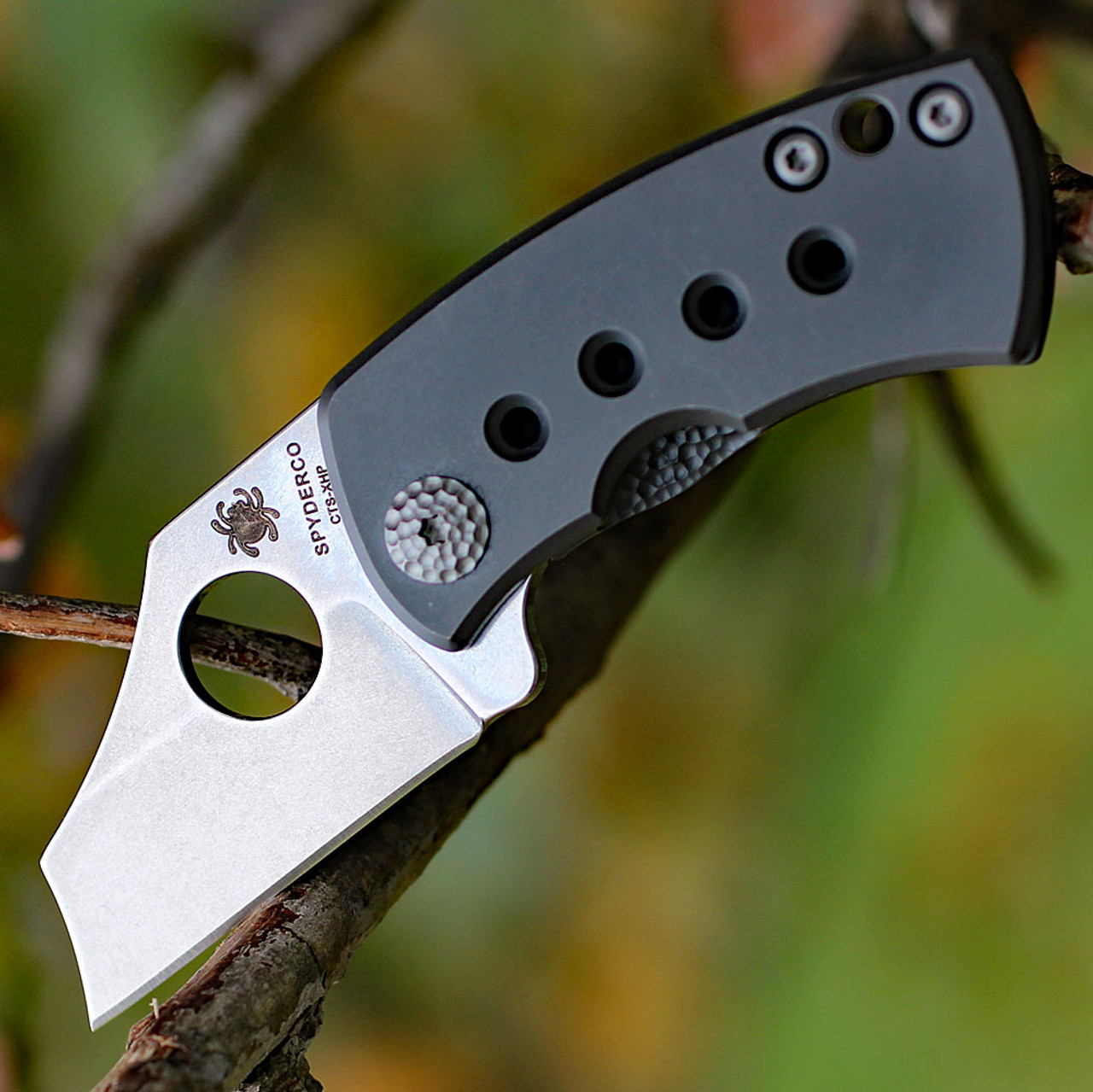 spyderco C236TIP CTS-XHP钢 钛合金柄 1460