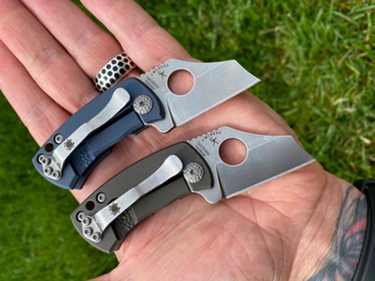 spyderco C236TIP CTS-XHP钢 钛合金柄 1460