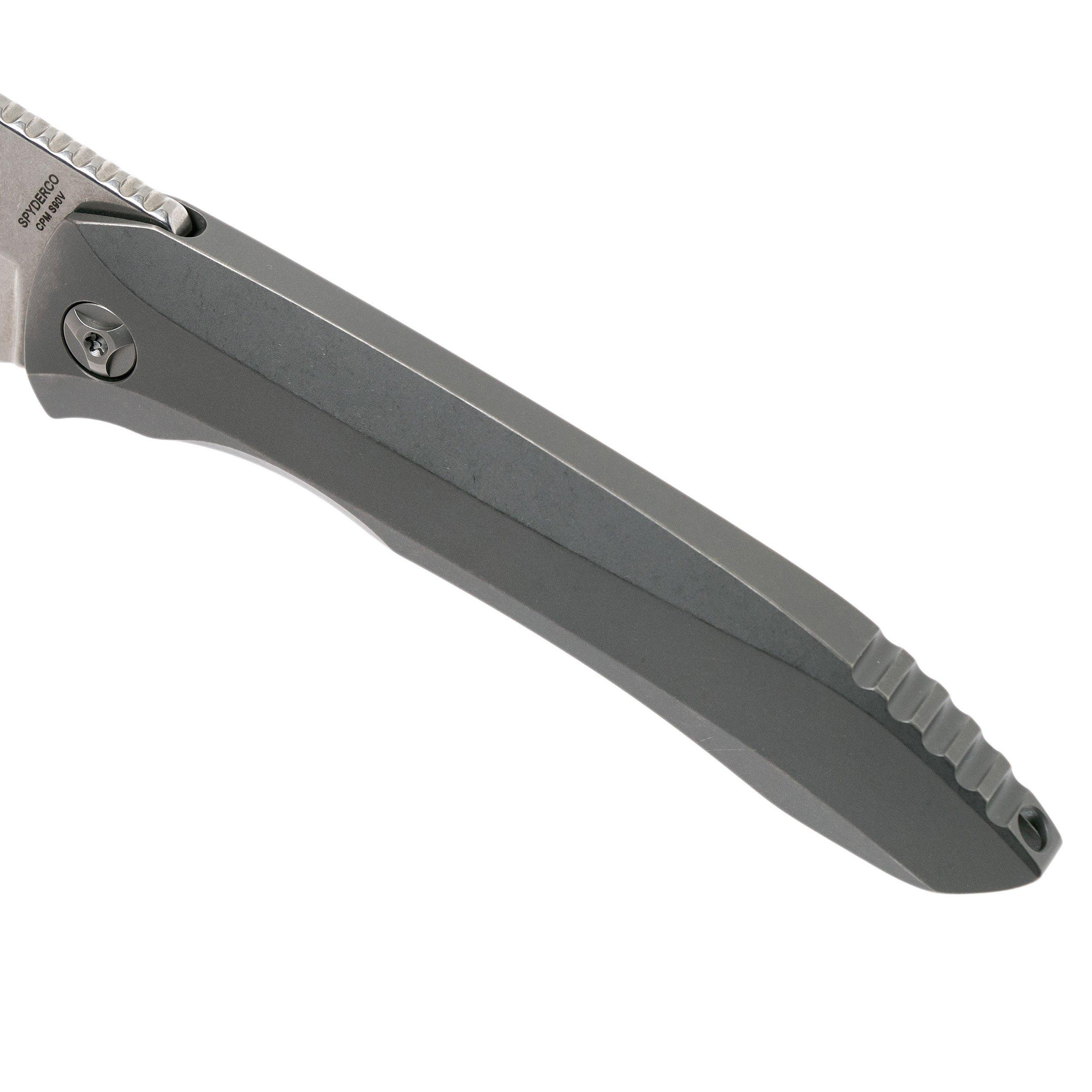 spyderco C238TIP CPM-S90V钢 钛合金柄 4800