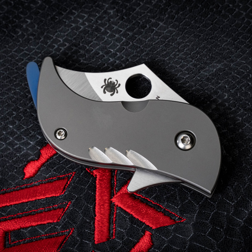 spyderco C256tip CPM-S45VN钢 钛合金柄  1600