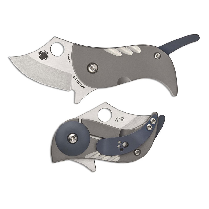 spyderco C256tip CPM-S45VN钢 钛合金柄  1600