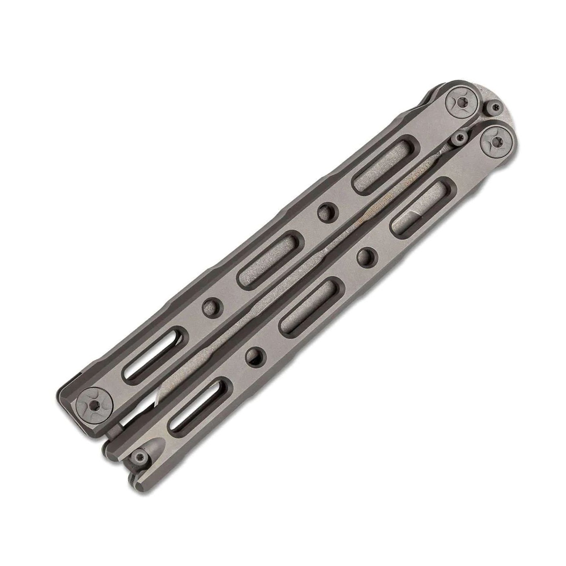 🚫 benchmade 85 S30V钢 钛合金柄 蝴蝶刀 4880