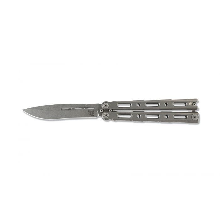 🚫 benchmade 85 S30V钢 钛合金柄 蝴蝶刀 4880