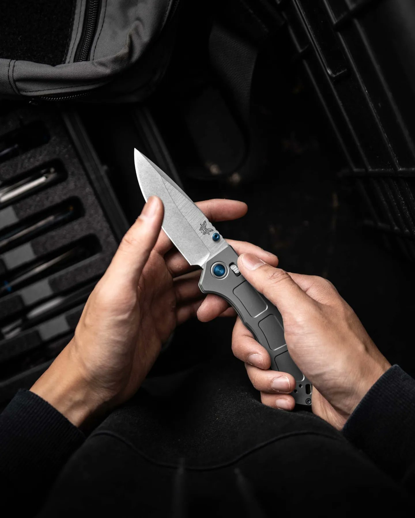 benchmade 748 M390钢 钛合金柄 3980