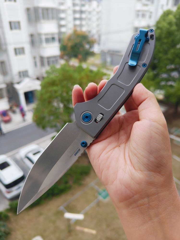 benchmade 748 M390钢 钛合金柄 3980