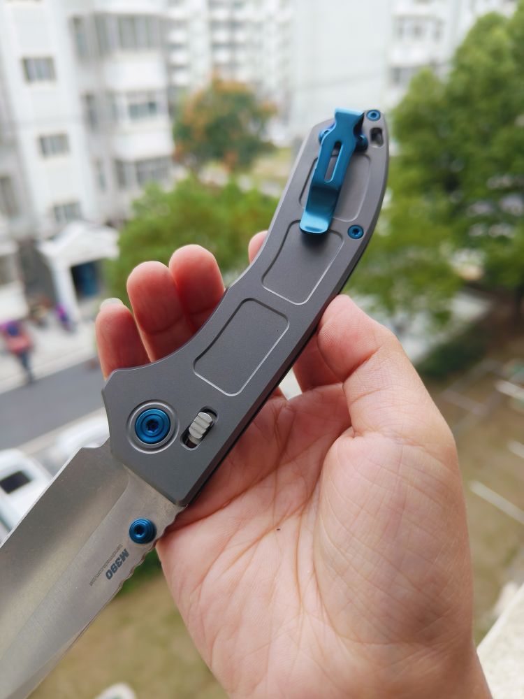 benchmade 748 M390钢 钛合金柄 3980