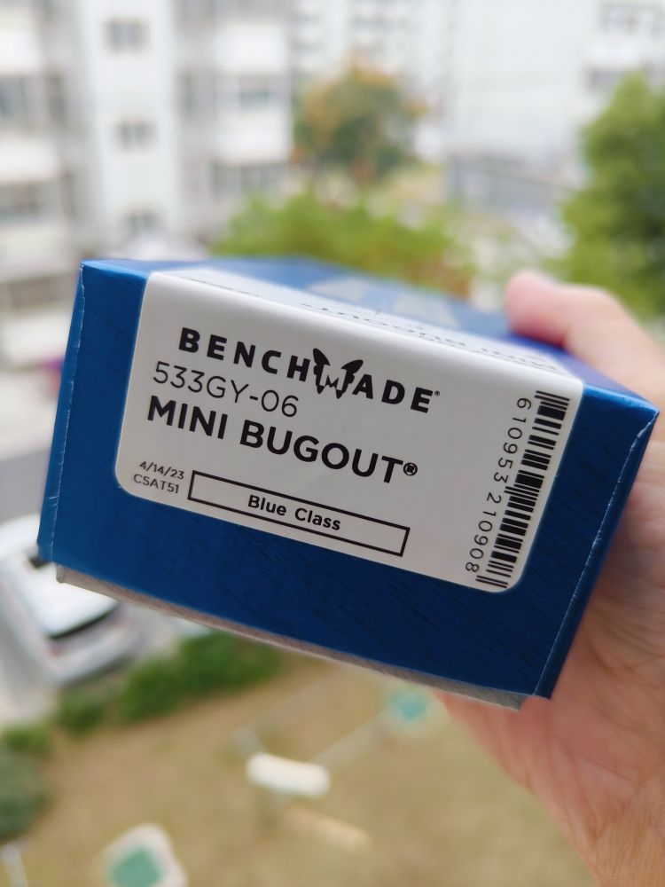 benchmade Mini Bugout 533GY-06 CPM-S30V钢 Grivory柄 1260