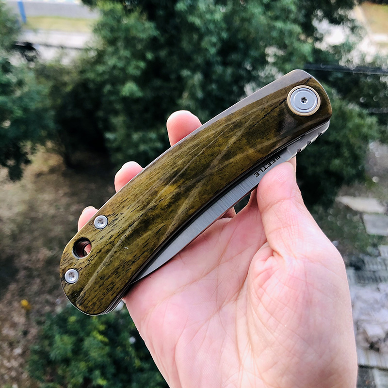 Maxace Knives 甲壳虫 S90V钢 牛骨柄 880