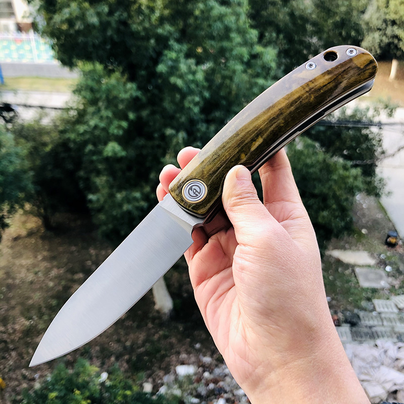 Maxace Knives 甲壳虫 S90V钢 牛骨柄 880