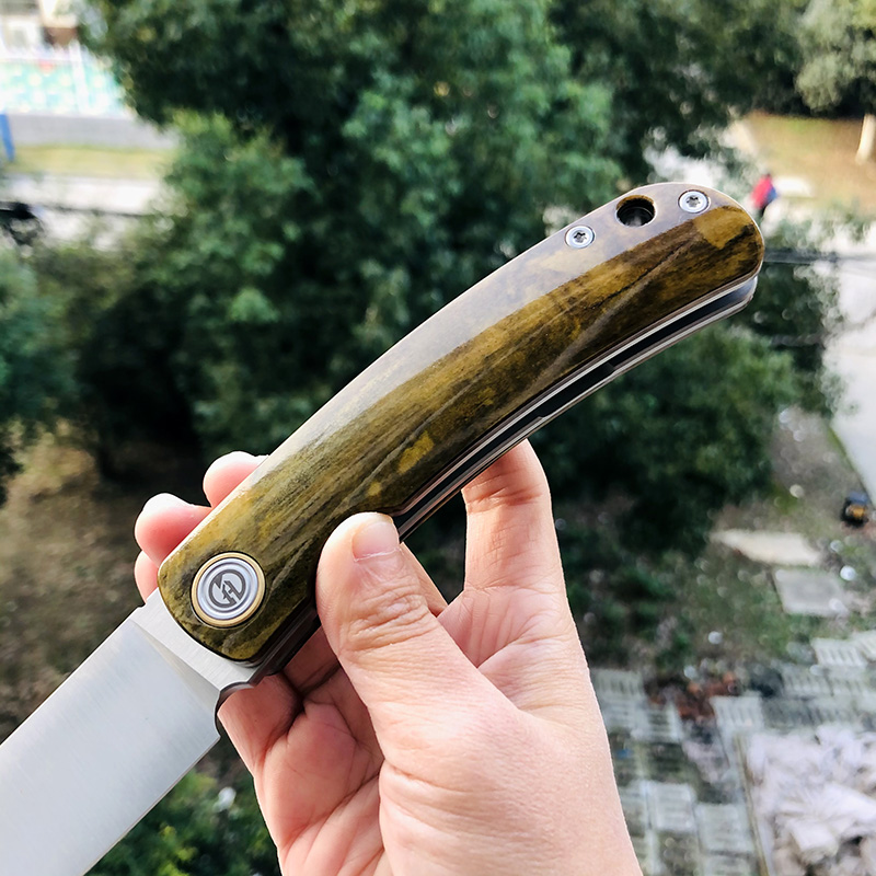 Maxace Knives 甲壳虫 S90V钢 牛骨柄 880