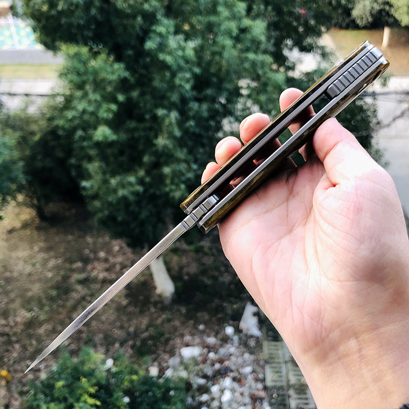 Maxace Knives 甲壳虫 S90V钢 牛骨柄 880