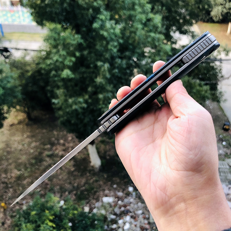 Maxace Knives 甲壳虫 S90V钢 碳纤维柄 880