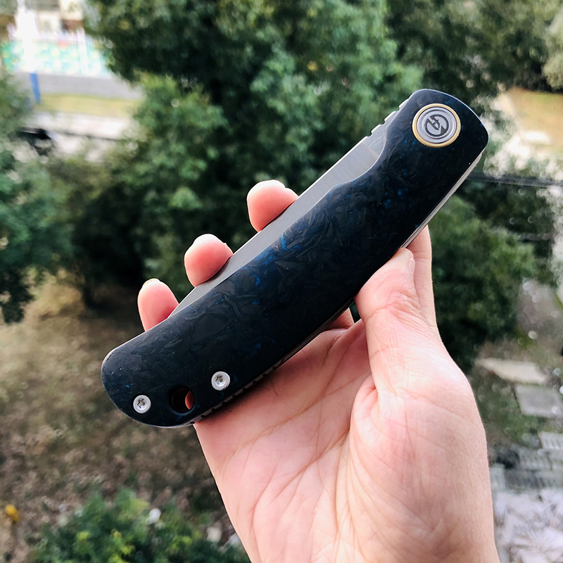 Maxace Knives 甲壳虫 S90V钢 碳纤维柄 880