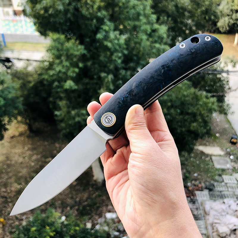 Maxace Knives 甲壳虫 S90V钢 碳纤维柄 880