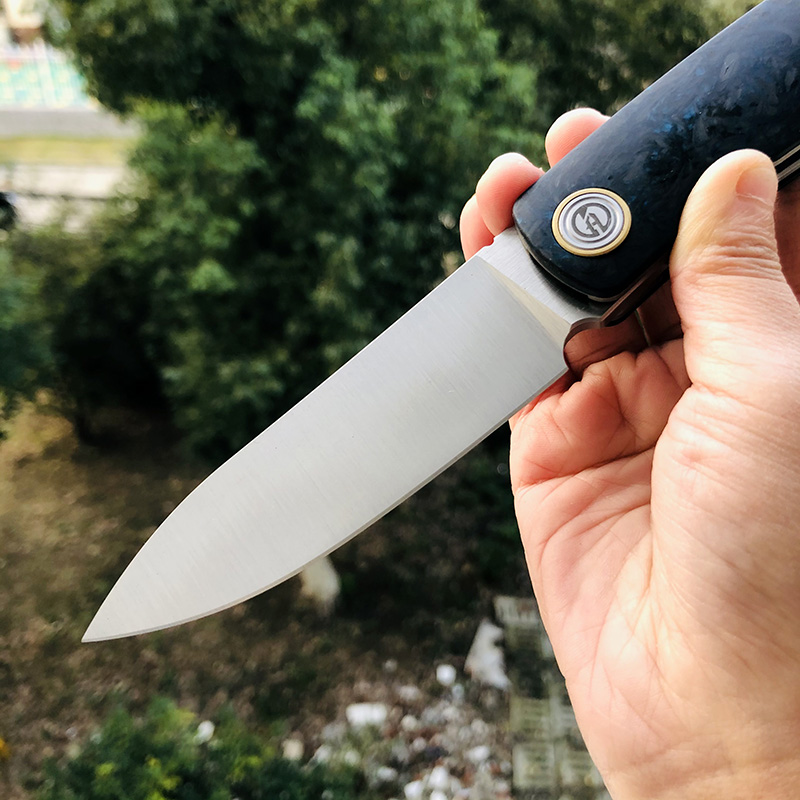 Maxace Knives 甲壳虫 S90V钢 碳纤维柄 880