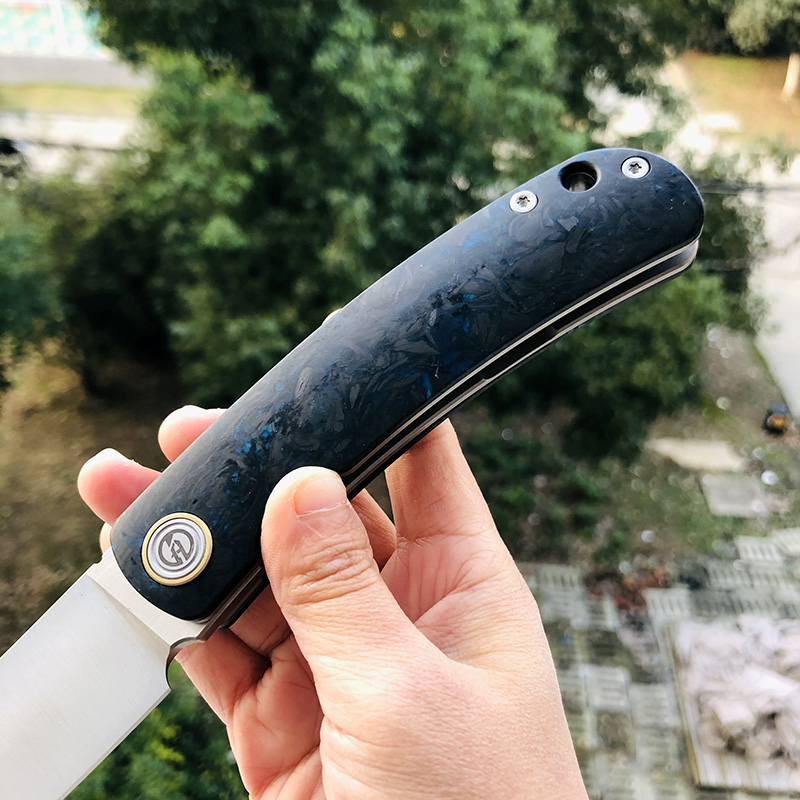 Maxace Knives 甲壳虫 S90V钢 碳纤维柄 880