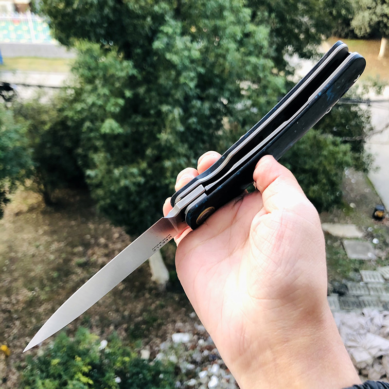 Maxace Knives 甲壳虫 S90V钢 碳纤维柄 880