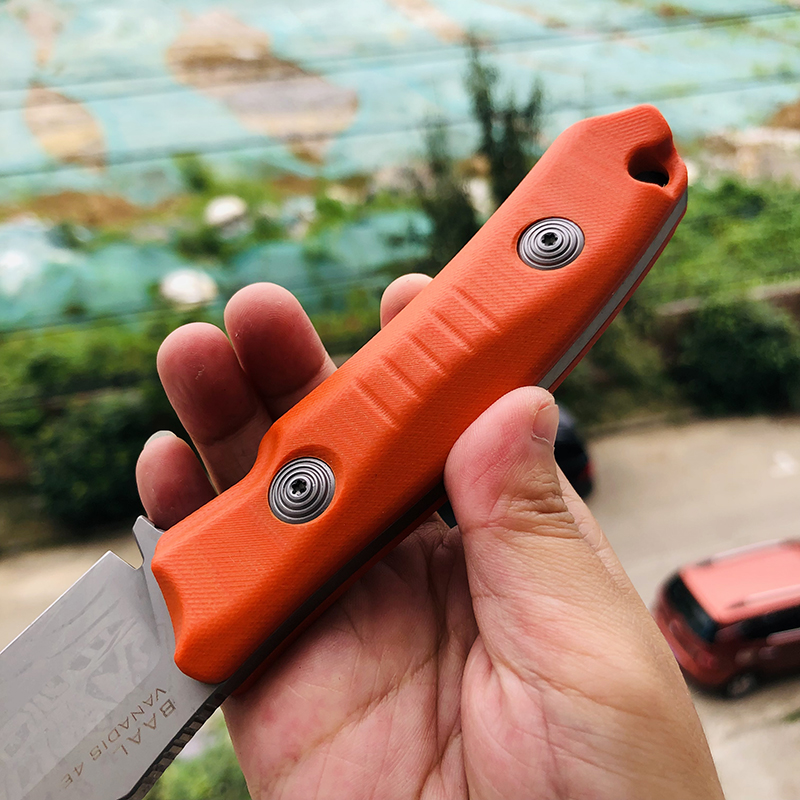 Maxace Knives 巴尔 V4E钢 橙色G10柄 800